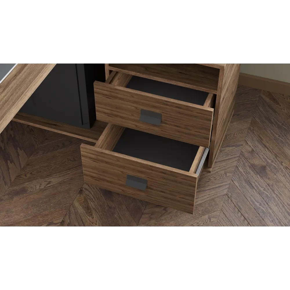 Фото 10 Стол письменный Калифорния мебель Хардвиг ср01 150x76x120 см ЛДСП цвет темный орех Фото 10 Стол письменный Калифорния мебель Хардвиг ср01 150x76x120 см ЛДСП цвет темный орех