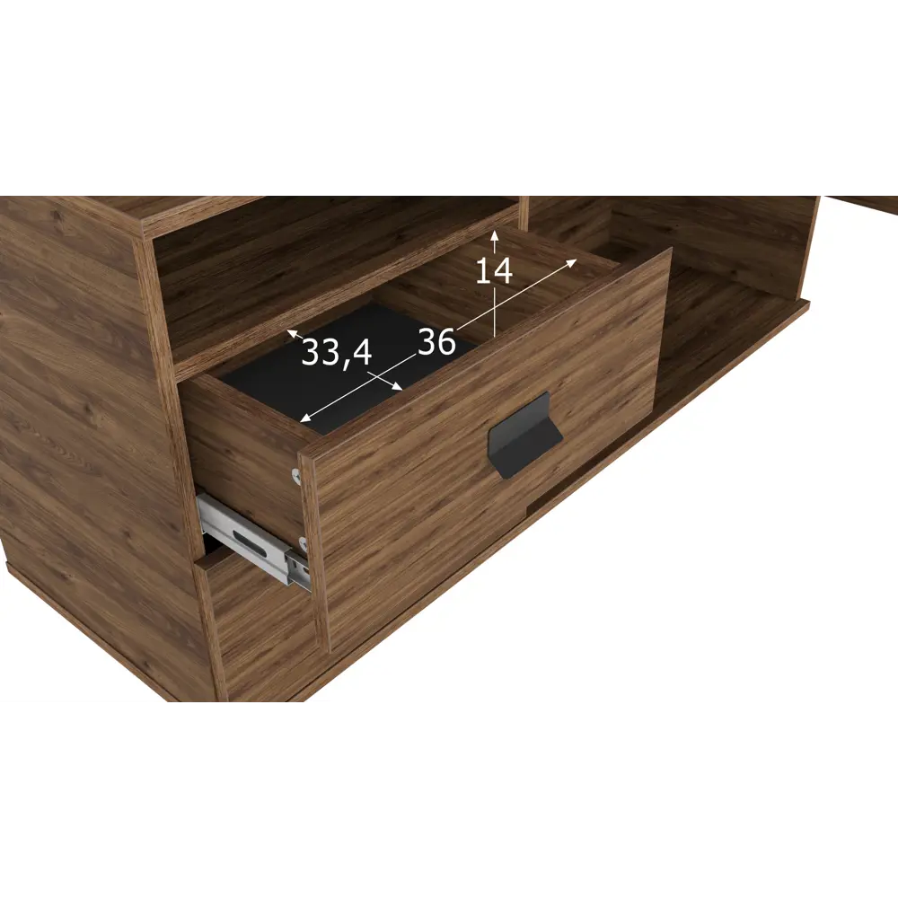 Фото 22 Стол письменный Калифорния мебель Хардвиг ср01 150x76x120 см ЛДСП цвет темный орех Фото 22 Стол письменный Калифорния мебель Хардвиг ср01 150x76x120 см ЛДСП цвет темный орех