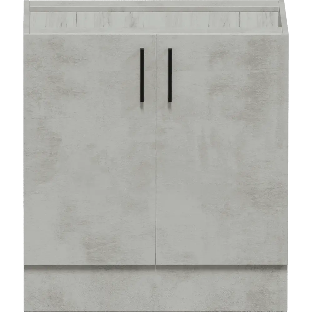 Фото 2 Напольный шкаф Алькона Парма 80x86x57.6 см МДФ цвет белый Фото 2 Напольный шкаф Алькона Парма 80x86x57.6 см МДФ цвет белый