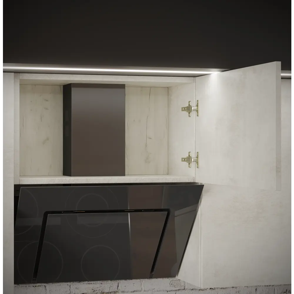 Фото 4 Навесной шкаф Алькона Парма 60x33.5x28.6 см ЛДСП цвет белый Фото 4 Навесной шкаф Алькона Парма 60x33.5x28.6 см ЛДСП цвет белый