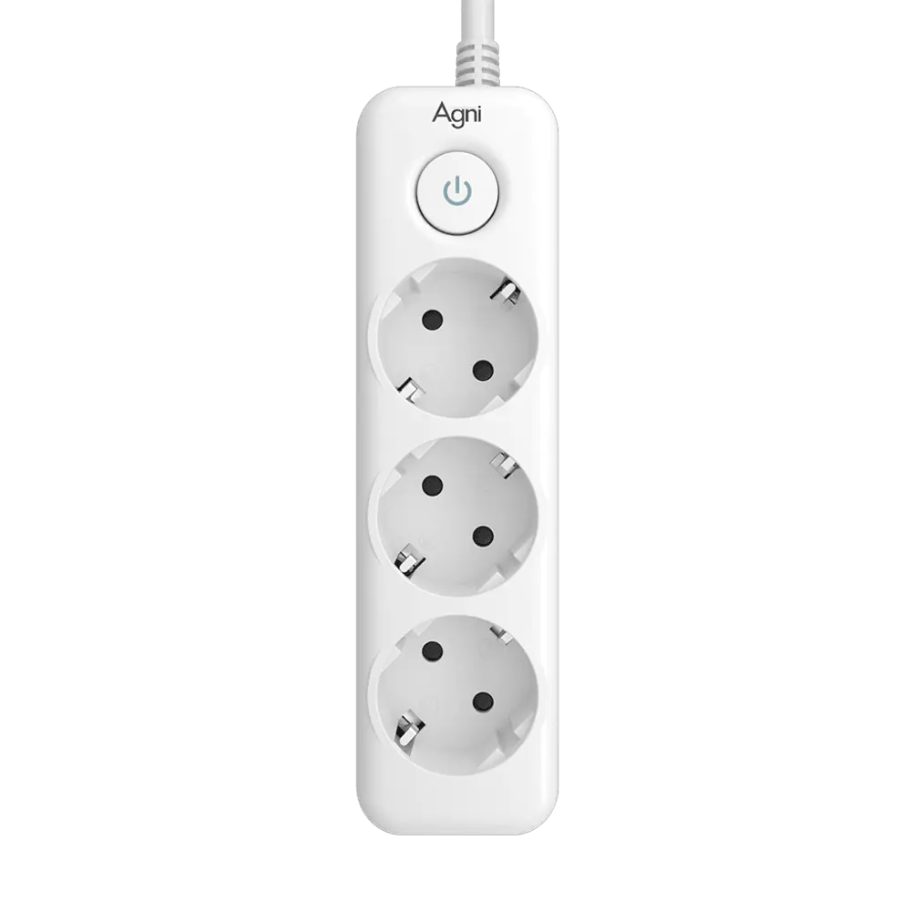 Фото Сетевой фильтр с защитой Agni TP-FD3E-5m-white 3x1.5 5 м 3 розетки с заземлением 4000 Вт цвет белый Фото Сетевой фильтр с защитой Agni TP-FD3E-5m-white 3x1.5 5 м 3 розетки с заземлением 4000 Вт цвет белый
