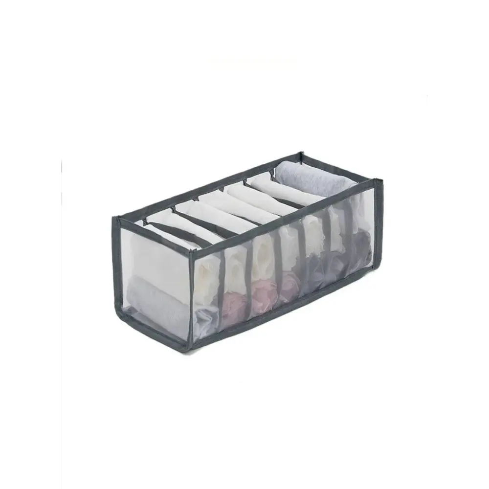 Фото Органайзер для хранения Ridberg 1215454 32x12x11 см текстиль цвет серый 2 шт. Фото Органайзер для хранения Ridberg 1215454 32x12x11 см текстиль цвет серый 2 шт.