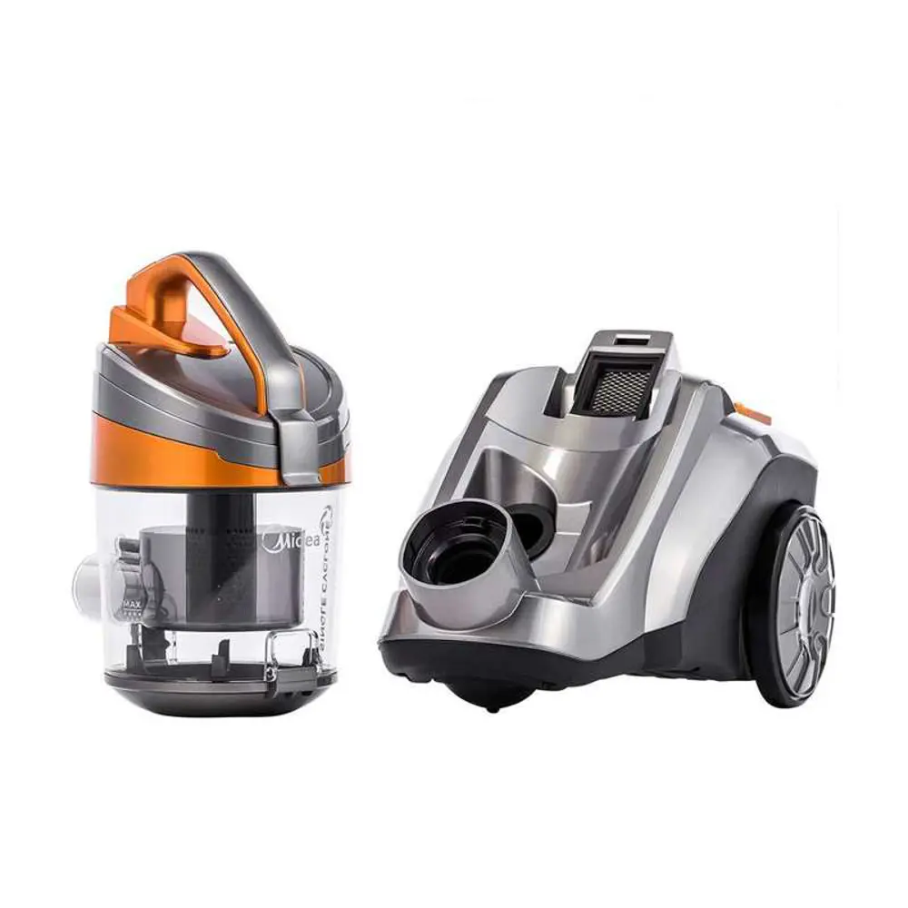 Фото 9 Пылесос с контейнером Midea Vcs38a13l-g 1600 Вт 1.5 л цвет оранжевый / медный Фото 9 Пылесос с контейнером Midea Vcs38a13l-g 1600 Вт 1.5 л цвет оранжевый / медный