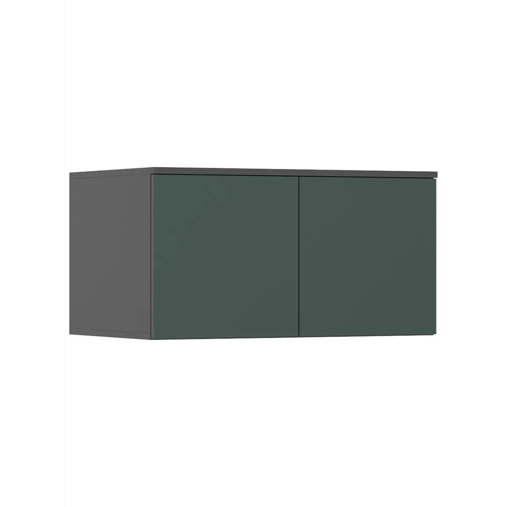 Фото Антресоль к шкафу Сима-ленд Норд 80х51х41.8 см ЛДСП цвет изумруд/графит