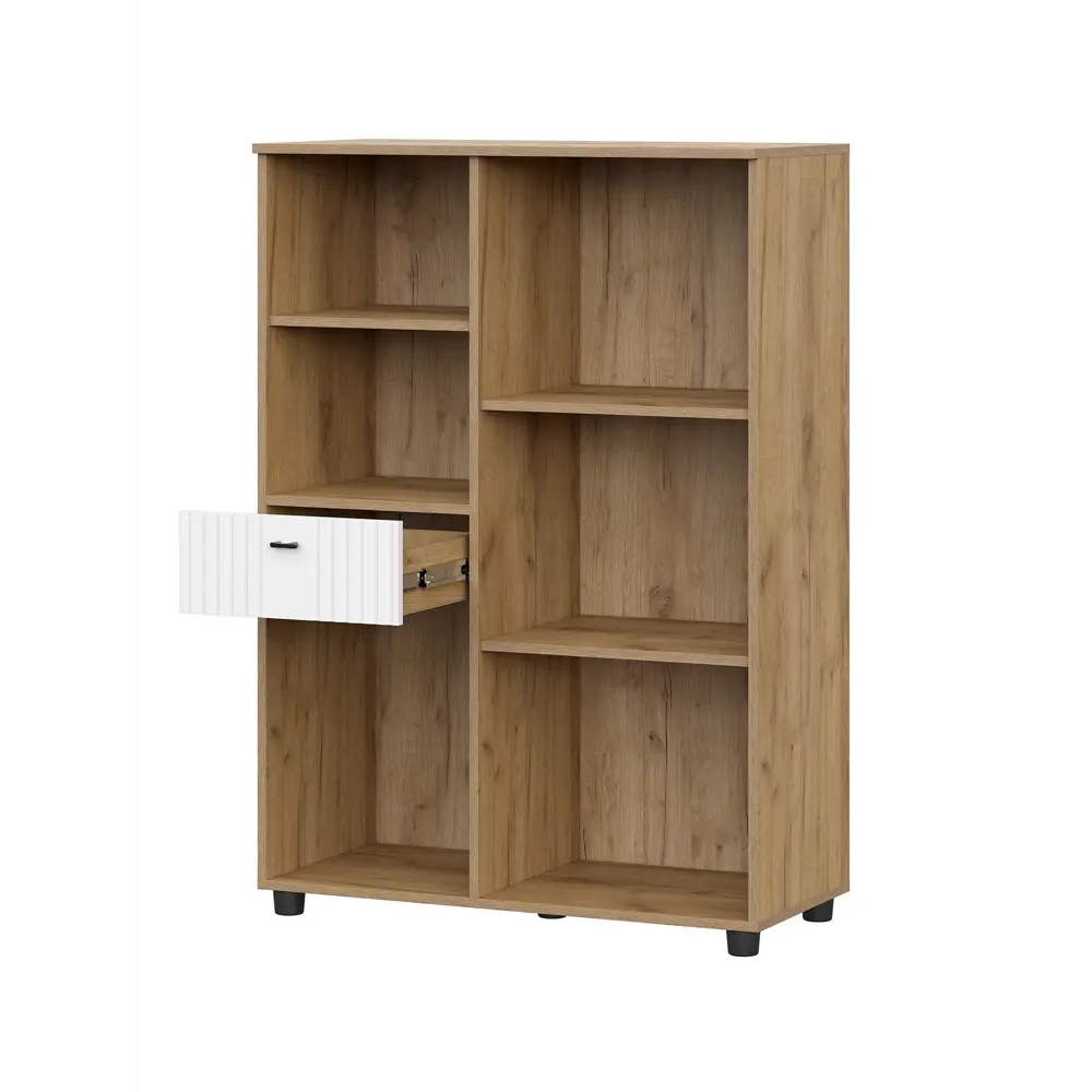 Фото 2 Шкаф распашной Сима-ленд Милан с 2 дверями 90x41x128 см ЛДСП цвет белый