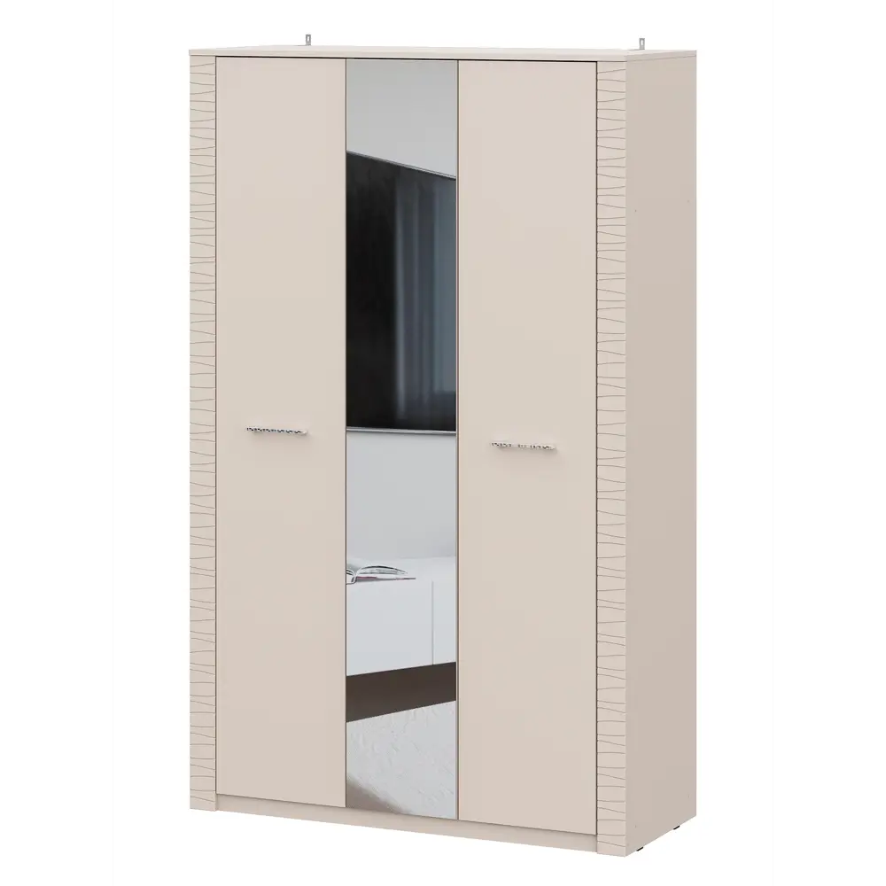 Фото Шкаф распашной Сима-ленд Калипсо с 3 дверями 130x52x210 см ЛДСП цвет меланж