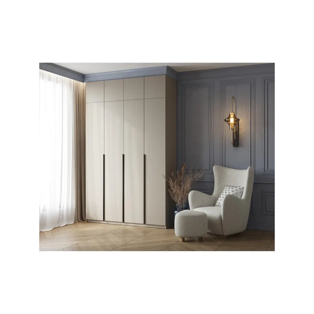 Фото 5 Шкаф распашной Сима-ленд Бруно с 2 дверями 160x50x221 см ЛДСП цвет кашемир Фото 5 Шкаф распашной Сима-ленд Бруно с 2 дверями 160x50x221 см ЛДСП цвет кашемир