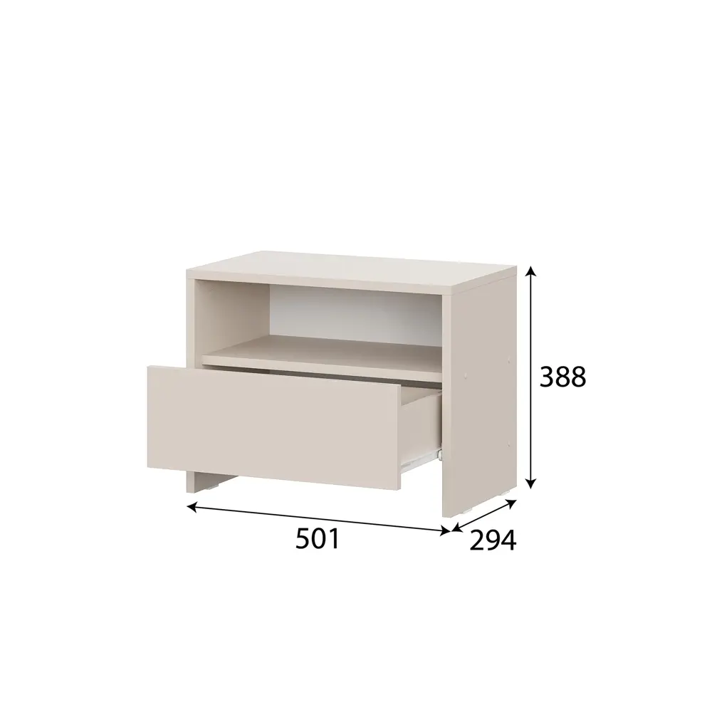 Фото 2 Тумба прикроватная Сима-ленд Камелия 50x29x38 см 1 ящик ЛДСП цвет меланж Фото 2 Тумба прикроватная Сима-ленд Камелия 50x29x38 см 1 ящик ЛДСП цвет меланж