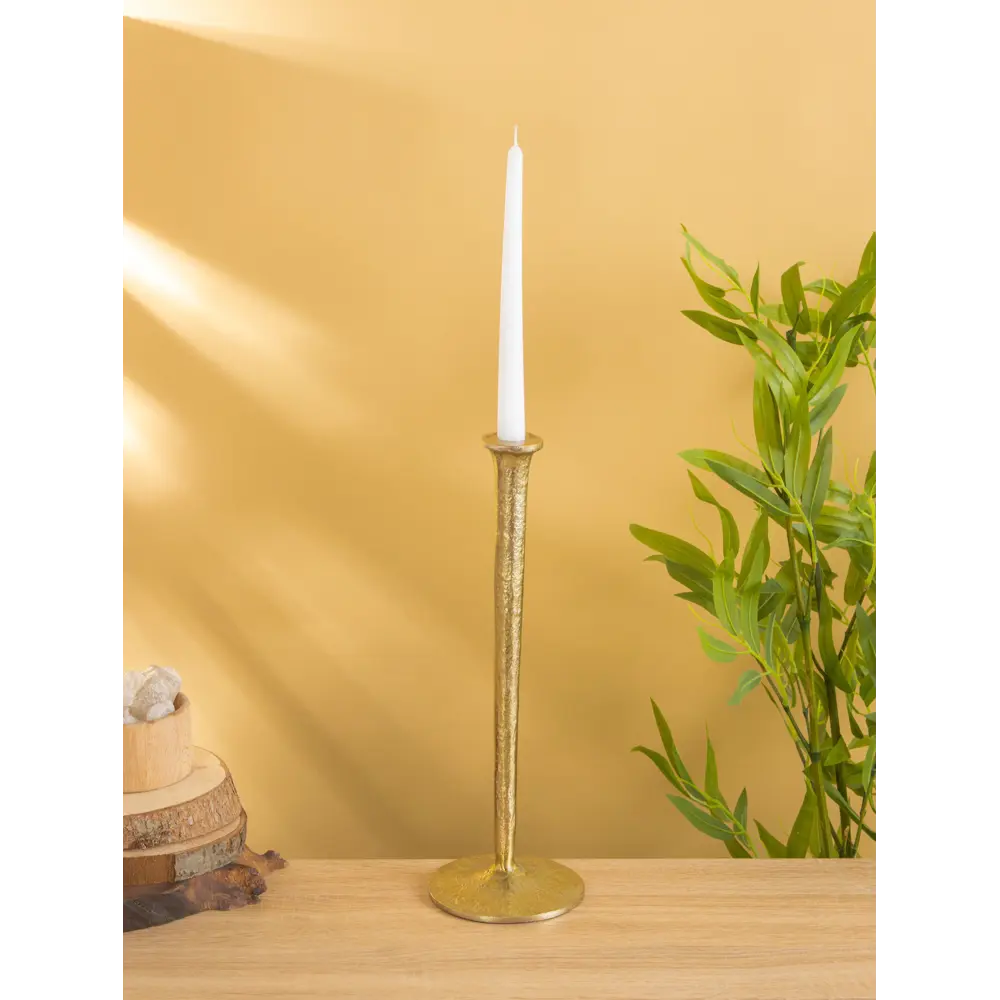 Фото Подсвечник Сима-ленд Флейта 13x37 см цвет золото