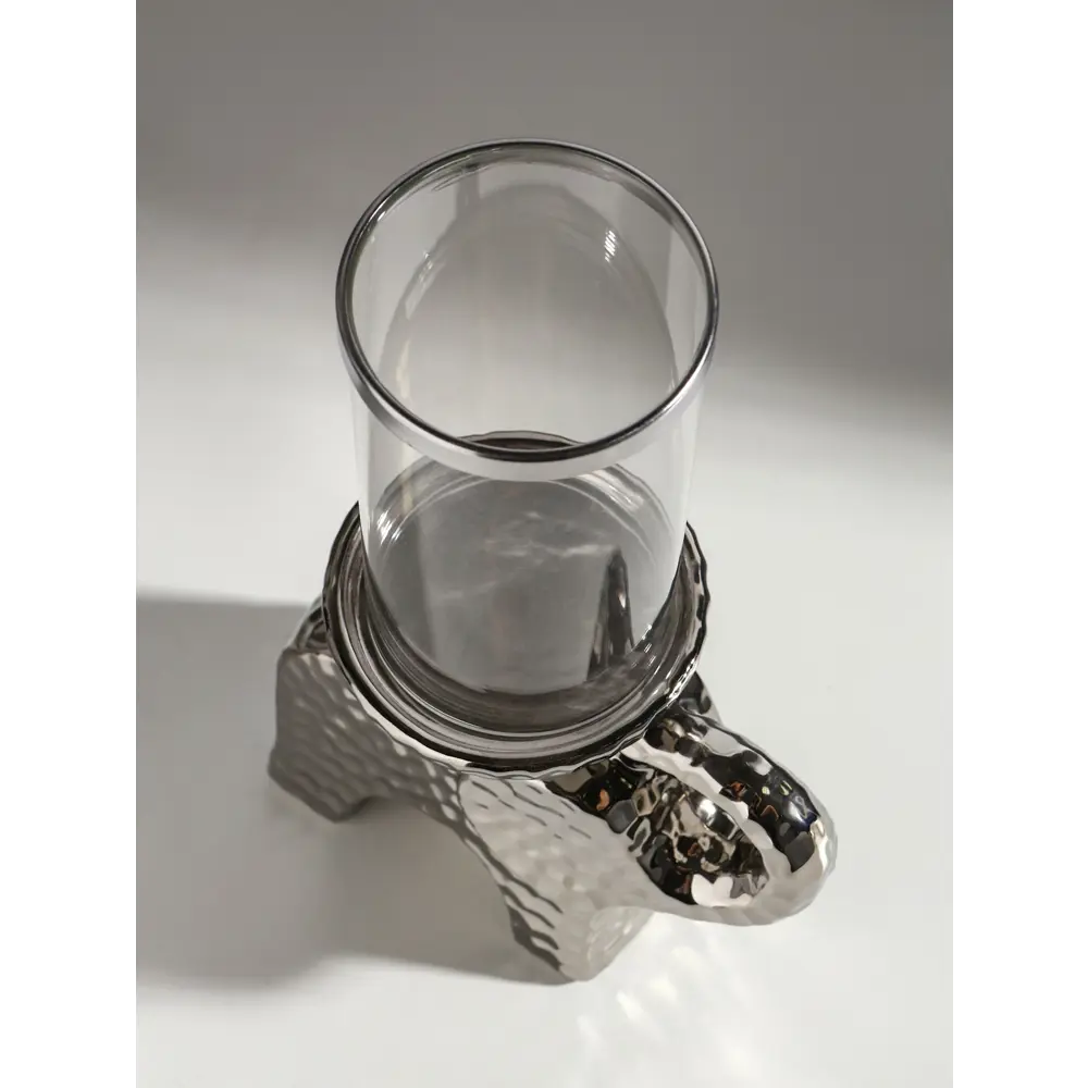 Фото 4 Подсвечник Сима-ленд Слон 10x27 см цвет серебро