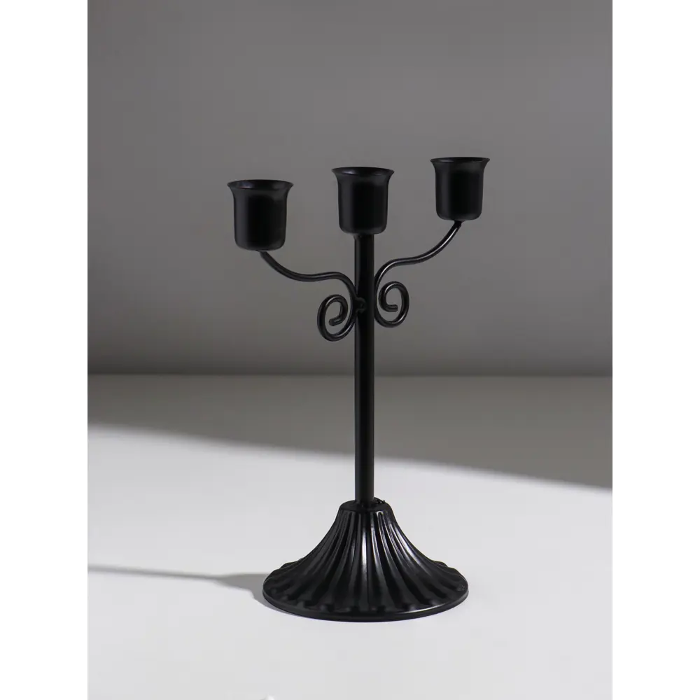 Фото 3 Подсвечник Сима-ленд Классика с завитками 10x21 см