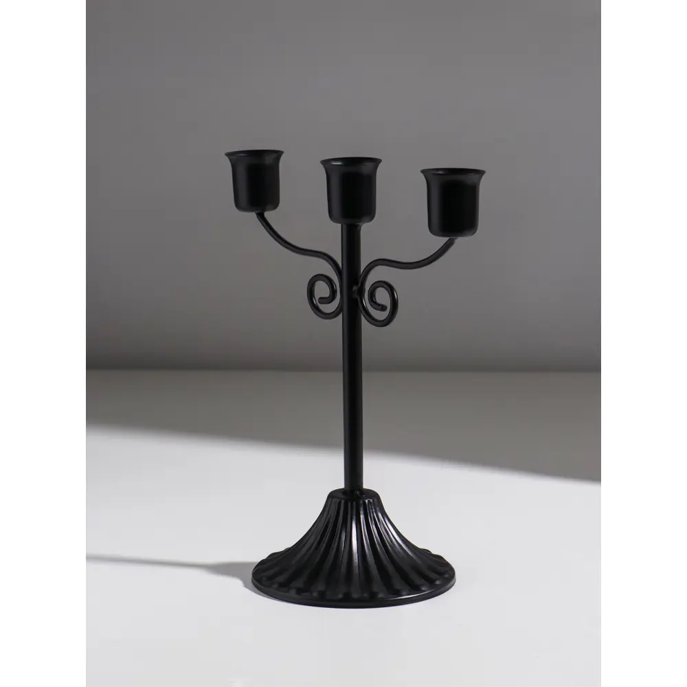 Фото 4 Подсвечник Сима-ленд Классика с завитками 10x21 см