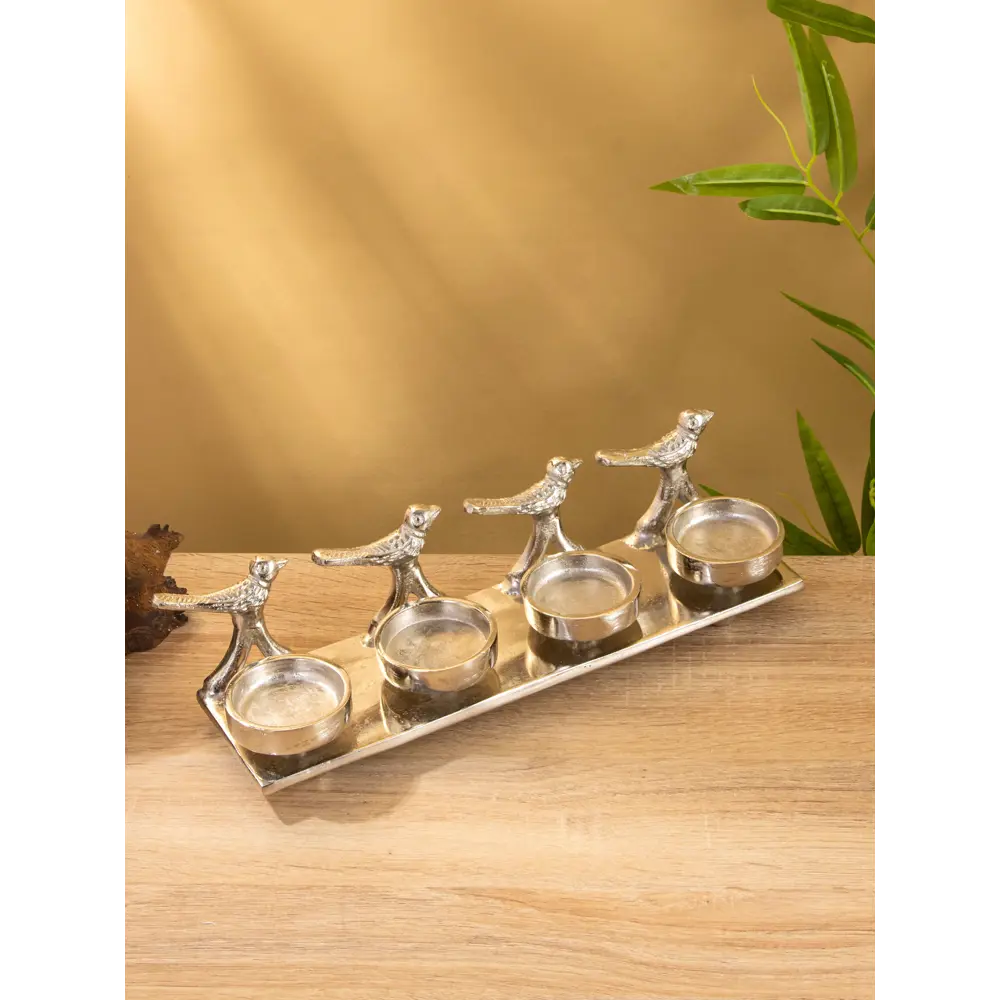 Фото 3 Подсвечник Сима-ленд Птенцы алюминий 9x7 см Фото 3 Подсвечник Сима-ленд Птенцы алюминий 9x7 см