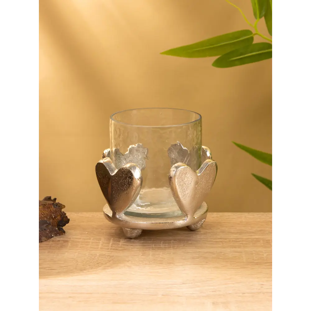 Фото 2 Подсвечник Сима-ленд Сердце алюминий 10x10 см Фото 2 Подсвечник Сима-ленд Сердце алюминий 10x10 см