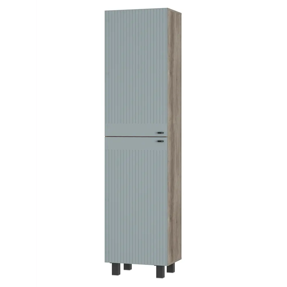 Фото Шкаф распашной Сима-ленд Олива пн-01 с 2 дверями 50x201x37 см ЛДСП цвет дуб каньон/MF11