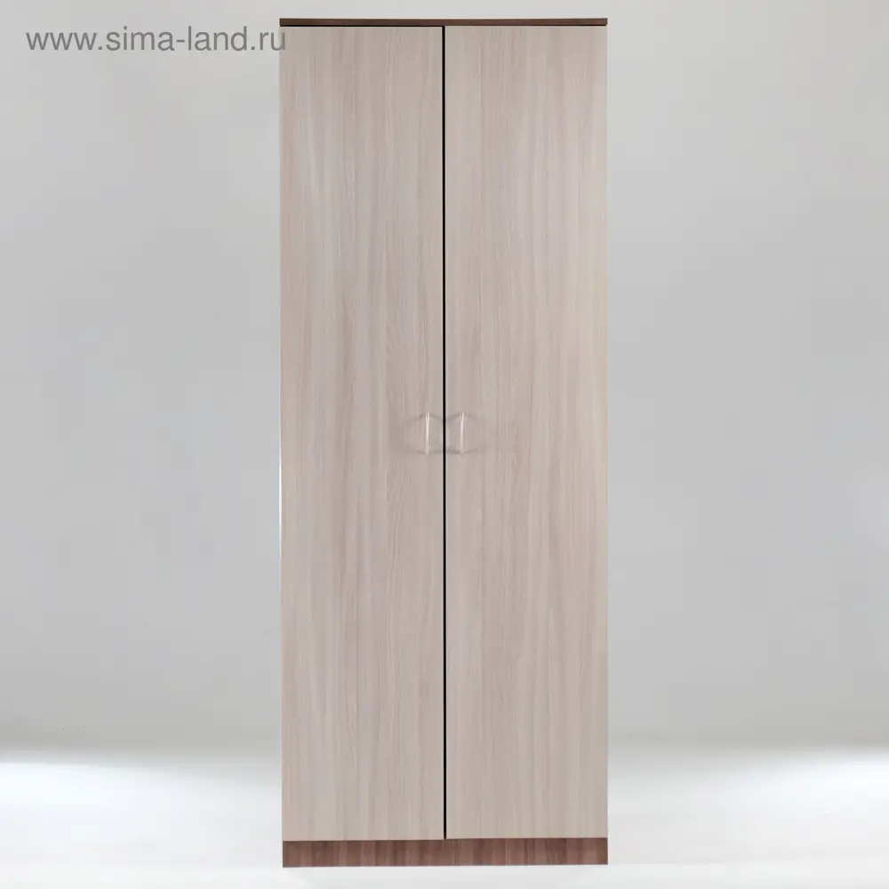 Фото 7 Шкаф распашной Клик мебель Теодора с 2 дверями 80x45x2100 см ЛДСП цвет ясень шимо светлый/темный Фото 7 Шкаф распашной Клик мебель Теодора с 2 дверями 80x45x2100 см ЛДСП цвет ясень шимо светлый/темный