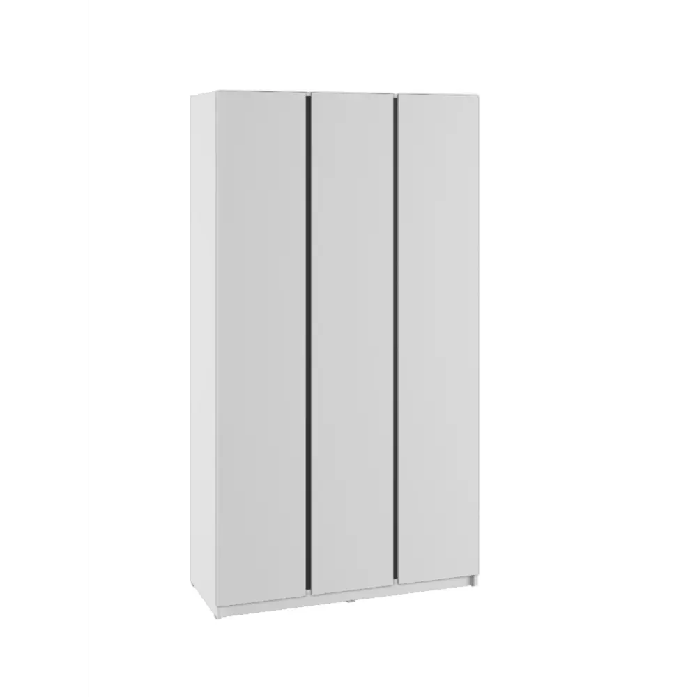 Фото 2 Шкаф распашной Сима-ленд Фаворит с 3 дверями 120x52x223 см ЛДСП цвет белый