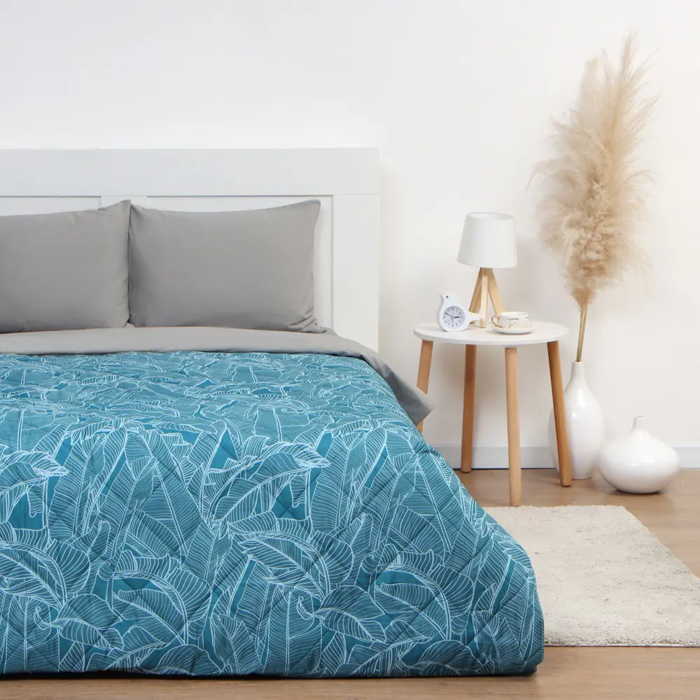 Фото 2 Покрывало Этель 10269257 145x210 см микрофибра цвет зеленый Фото 2 Покрывало Этель 10269257 145x210 см микрофибра цвет зеленый