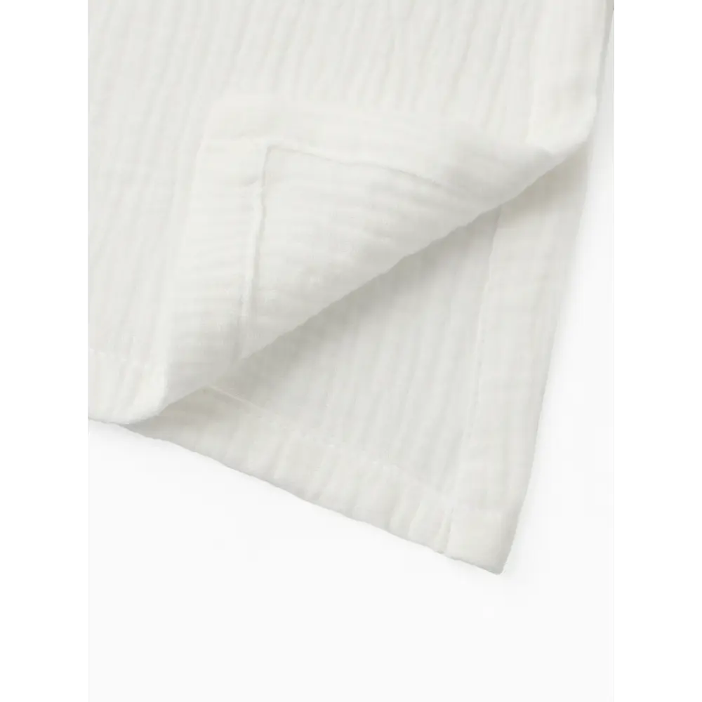 Фото 7 Пончо муслиновое детское LoveLife 56х70см цвет белый