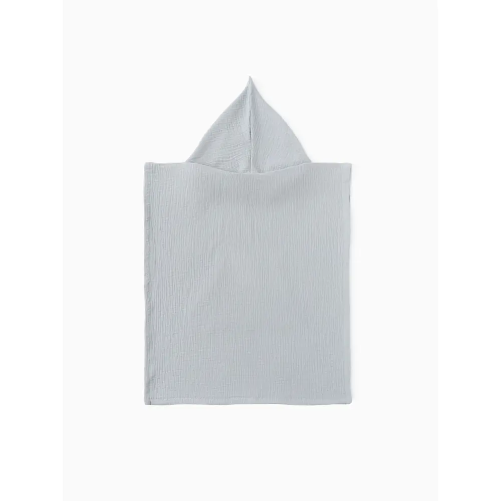Фото 8 Пончо муслиновое детское LoveLifе 56х70см цвет серо-голубой Фото 8 Пончо муслиновое детское LoveLifе 56х70см цвет серо-голубой
