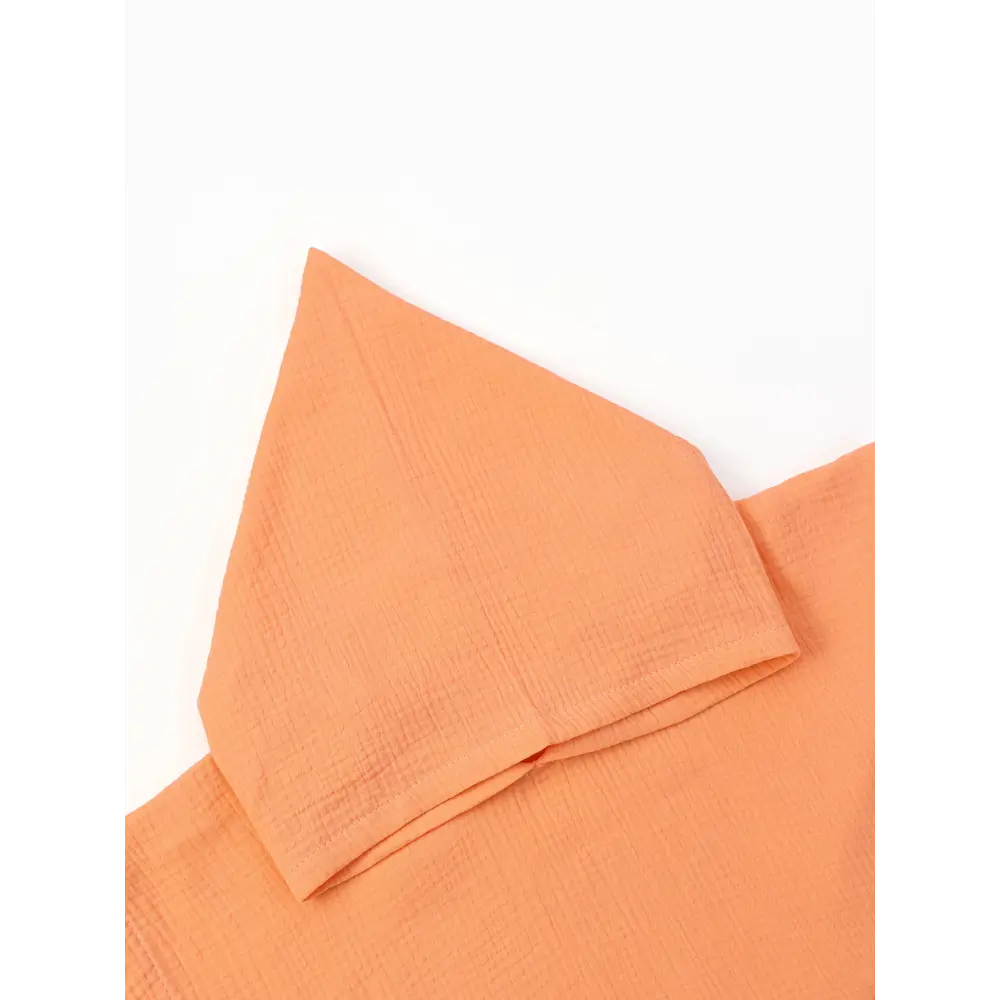 Фото 2 Халат-пончо муслиновое детское LoveLife 56х70 цвет персик Фото 2 Халат-пончо муслиновое детское LoveLife 56х70 цвет персик