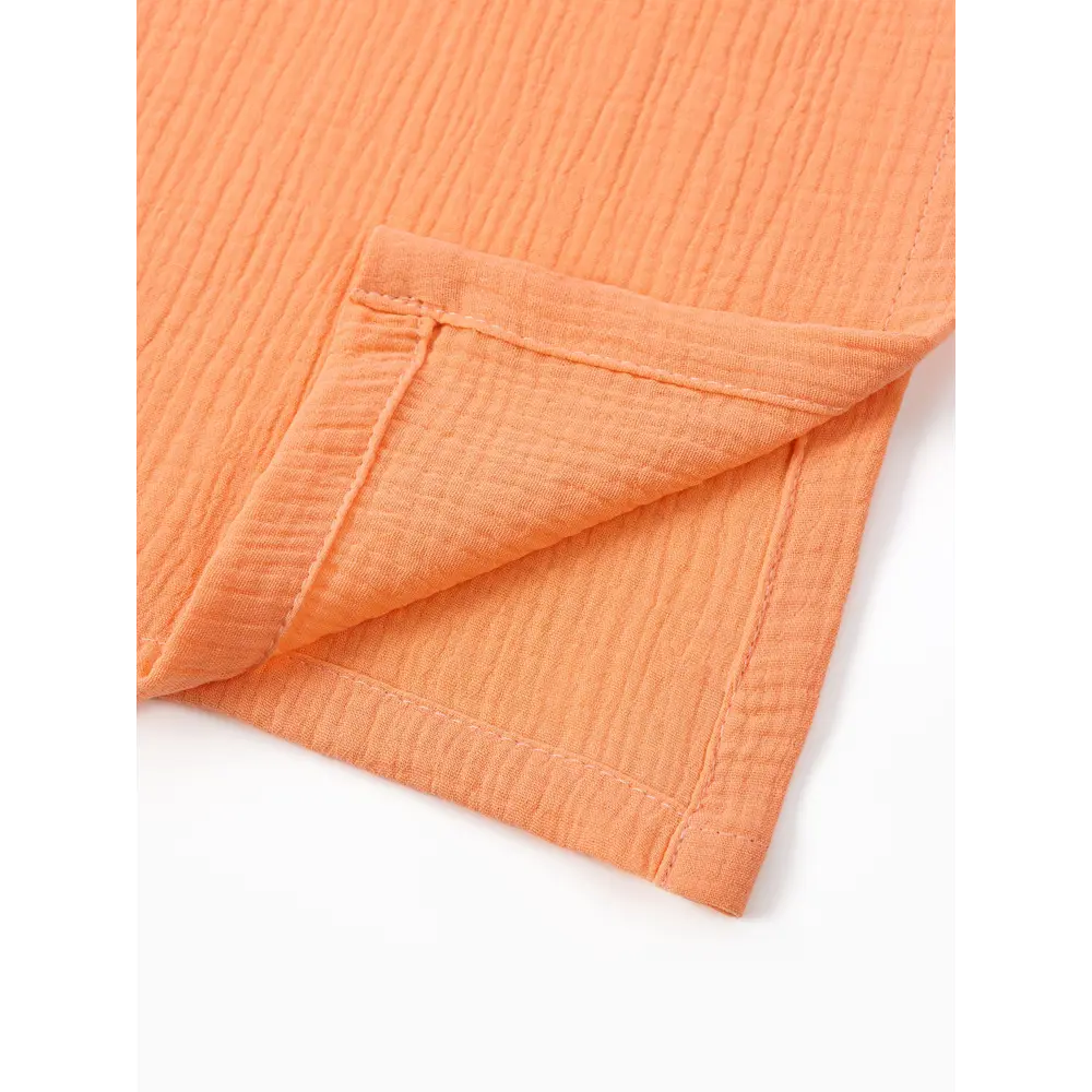 Фото 4 Халат-пончо муслиновое детское LoveLife 56х70 цвет персик Фото 4 Халат-пончо муслиновое детское LoveLife 56х70 цвет персик