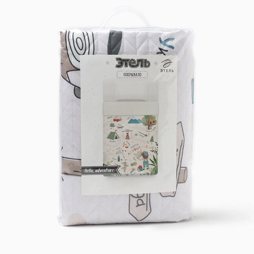 Фото 4 Покрывало Этель 9718626 145x210 см микрофибра цвет белый Фото 4 Покрывало Этель 9718626 145x210 см микрофибра цвет белый