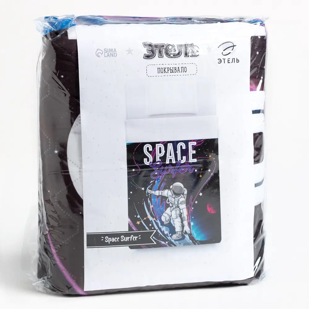 Фото 9 Покрывало Этель 1.5сп Space Surfer, 145x210 см, микрофибра