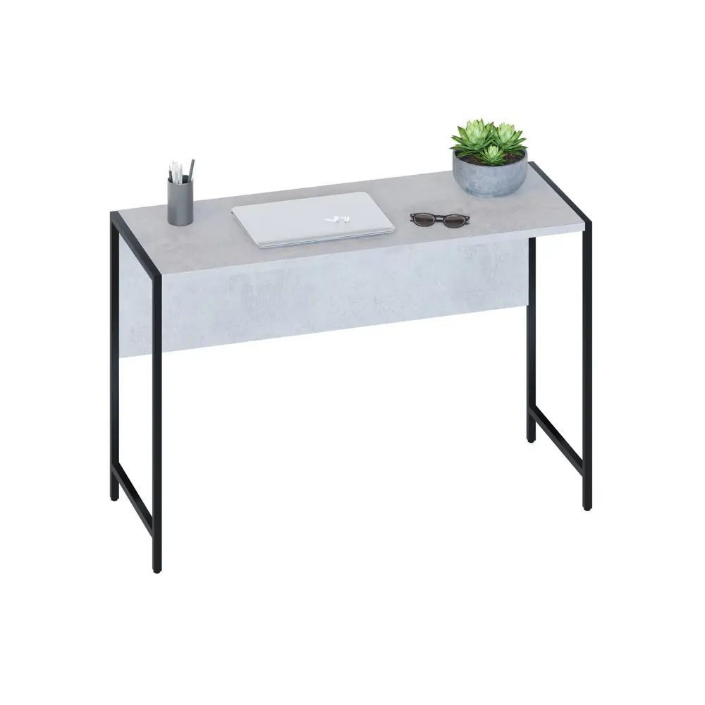 Фото Стол письменный Сокол Лофт 117x44x75 см ЛДСП цвет бетон Фото Стол письменный Сокол Лофт 117x44x75 см ЛДСП цвет бетон