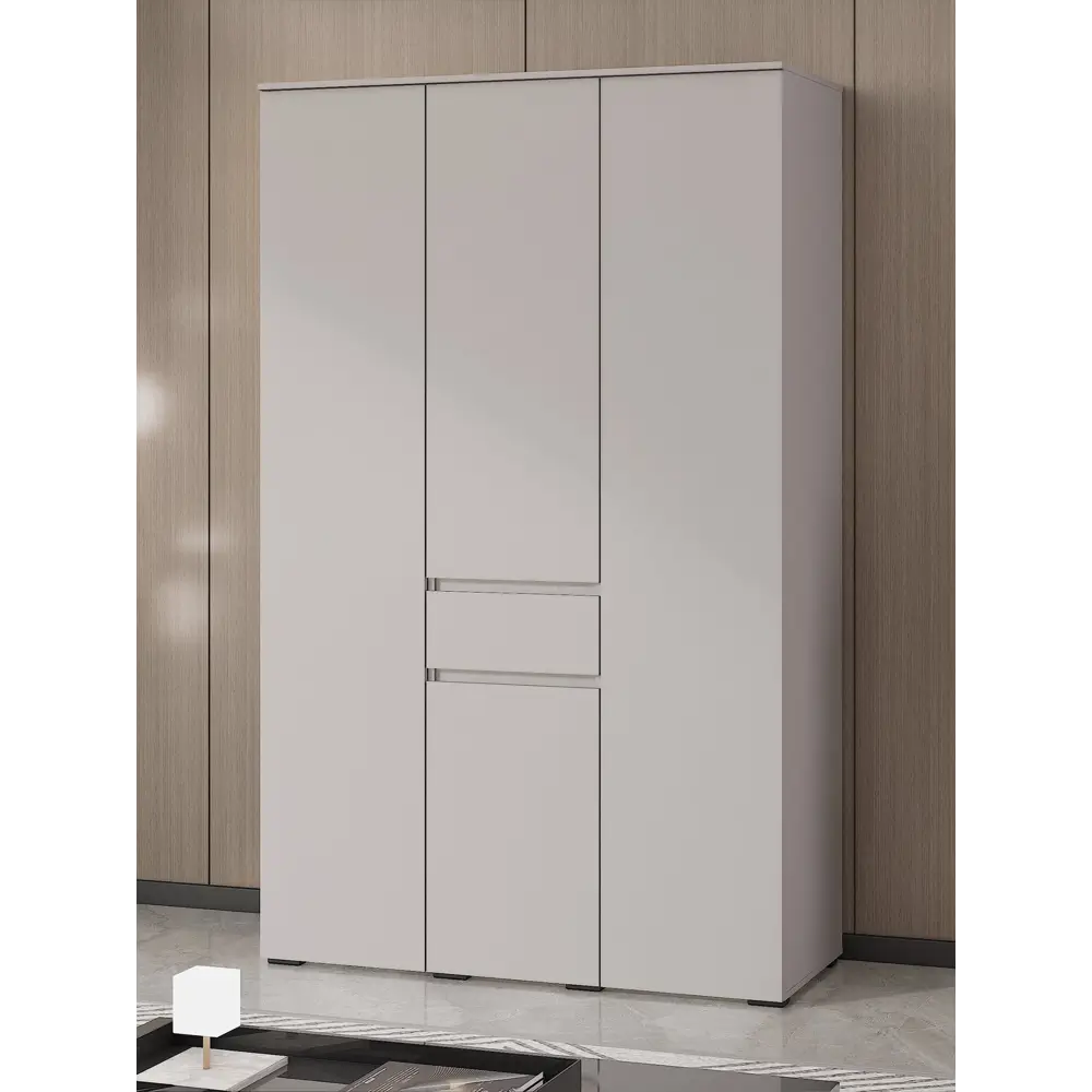 Фото 6 Шкаф распашной Сима-ленд Лора с 3 дверями 220x135x57 см ЛДСП цвет кашемир Фото 6 Шкаф распашной Сима-ленд Лора с 3 дверями 220x135x57 см ЛДСП цвет кашемир