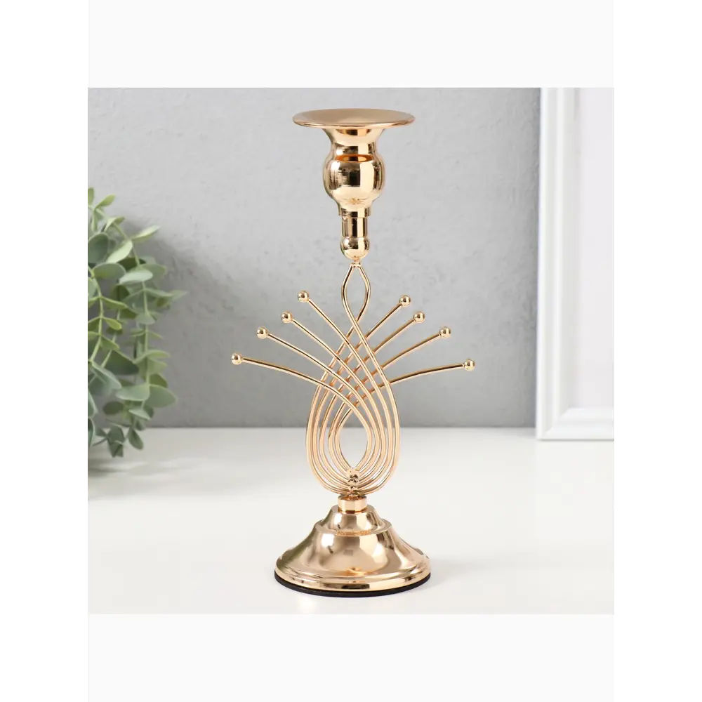 Фото 2 Подсвечник Сима-ленд Золотое сечение d=2-6 см 8x23 см Фото 2 Подсвечник Сима-ленд Золотое сечение d=2-6 см 8x23 см