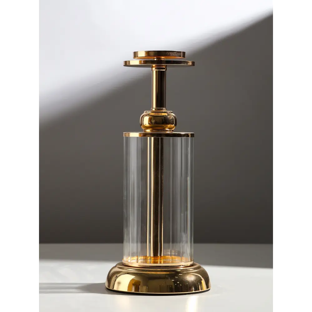 Фото 6 Подсвечник Сима-ленд Колба d=6 см золото 12x27 см Фото 6 Подсвечник Сима-ленд Колба d=6 см золото 12x27 см