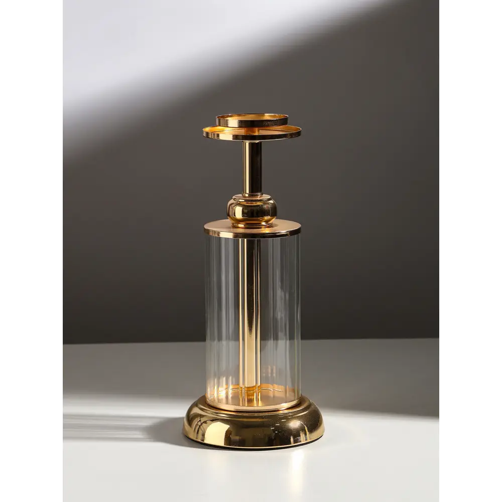 Фото 5 Подсвечник Сима-ленд Колба d=6 см золото 12x27 см Фото 5 Подсвечник Сима-ленд Колба d=6 см золото 12x27 см