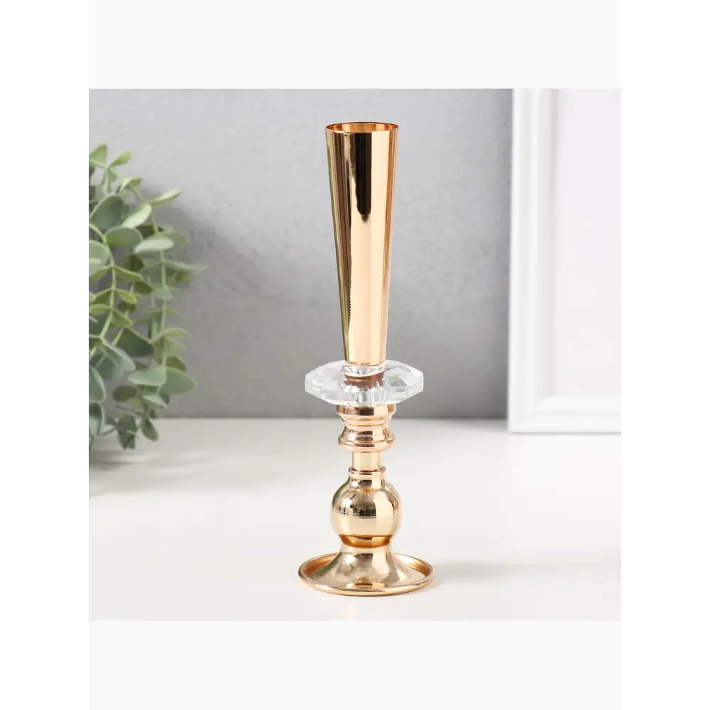 Фото 2 Подсвечник Сима-ленд Эллея d=2,5 см золото 6x20 см Фото 2 Подсвечник Сима-ленд Эллея d=2,5 см золото 6x20 см