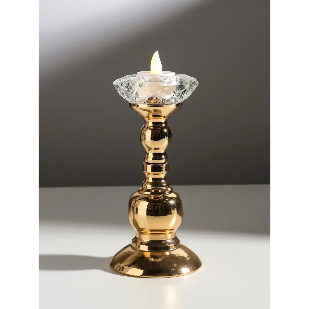 Фото 5 Подсвечник Сима-ленд Фигурный d= 5 см золото 8x19 см Фото 5 Подсвечник Сима-ленд Фигурный d= 5 см золото 8x19 см