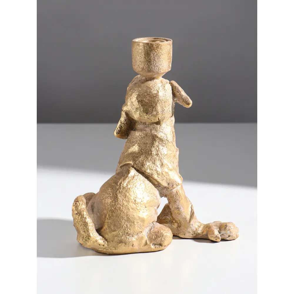 Фото 5 Подсвечник Сима-ленд Зевающий щенок золото 18x21 см Фото 5 Подсвечник Сима-ленд Зевающий щенок золото 18x21 см