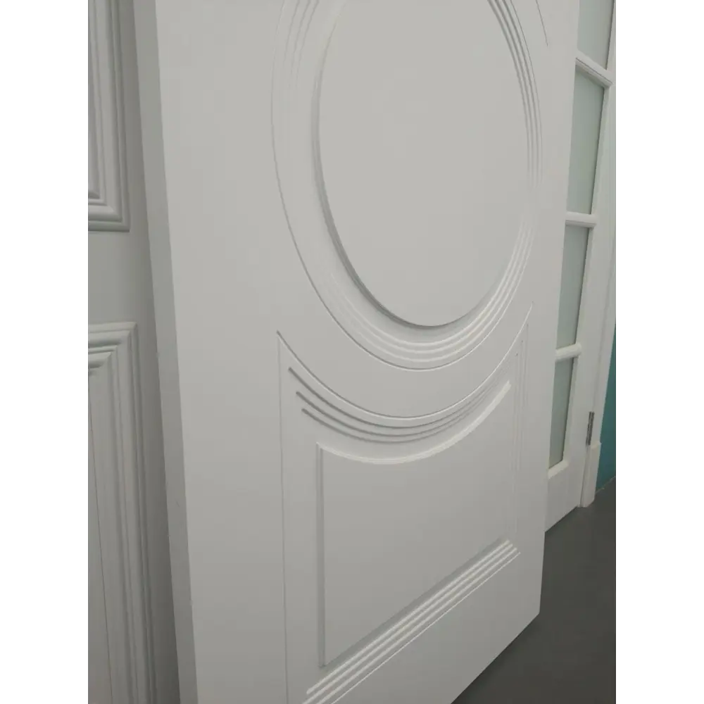 Фото 6 Комплект межкомнатной двери Wanmark Уно-5 глухая 190x60см эмаль цвет белый с коробом и наличниками Фото 6 Комплект межкомнатной двери Wanmark Уно-5 глухая 190x60см эмаль цвет белый с коробом и наличниками