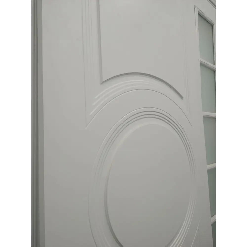 Фото 7 Комплект межкомнатной двери Wanmark Уно-5 глухая 190x60см эмаль цвет белый с коробом и наличниками Фото 7 Комплект межкомнатной двери Wanmark Уно-5 глухая 190x60см эмаль цвет белый с коробом и наличниками