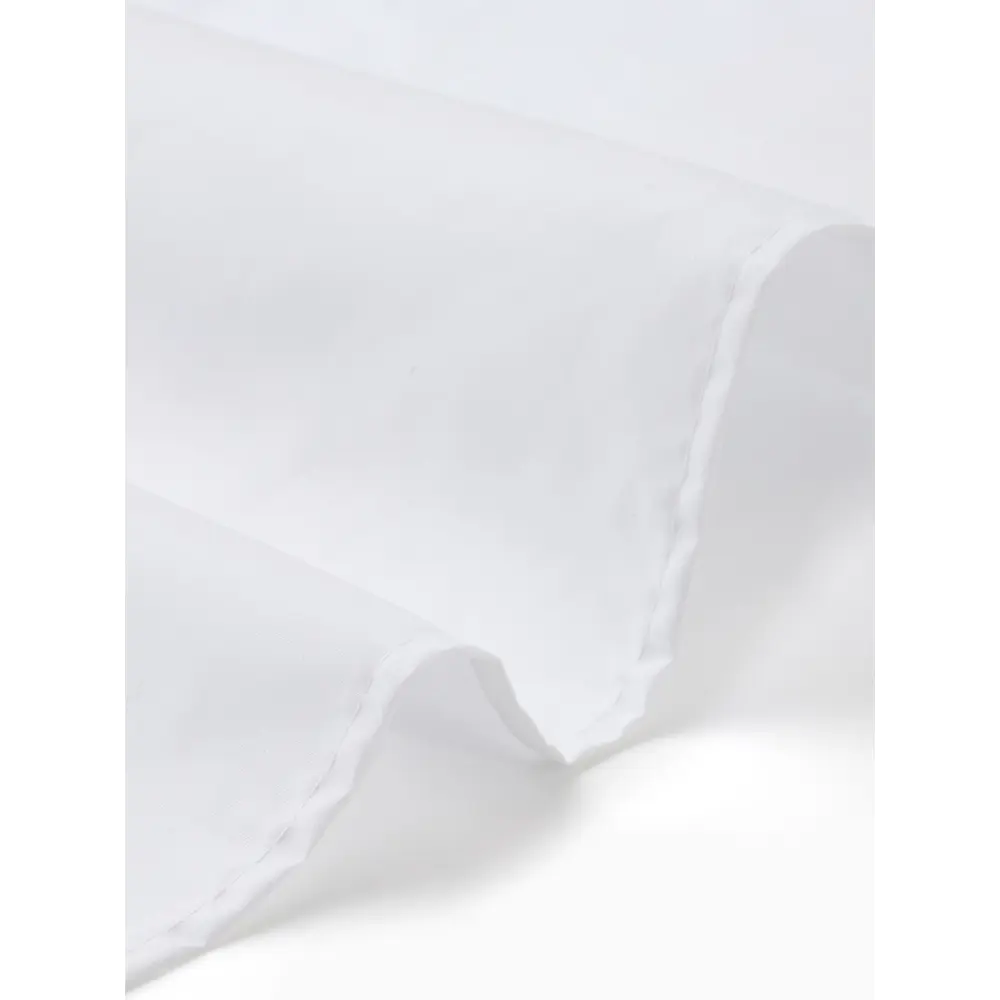 Фото 10 Скатерть Доляна 145х220±3см 35% хл 65% ПЭ плотность 120г/м2 белый 10879924