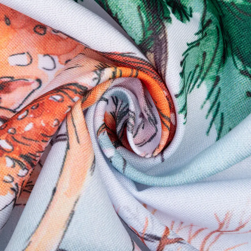 Фото 10 Комплект штор на шторной ленте для кухни Этель Новогодний лес 145x180 см 2 шт цвет белый Фото 10 Комплект штор на шторной ленте для кухни Этель Новогодний лес 145x180 см 2 шт цвет белый