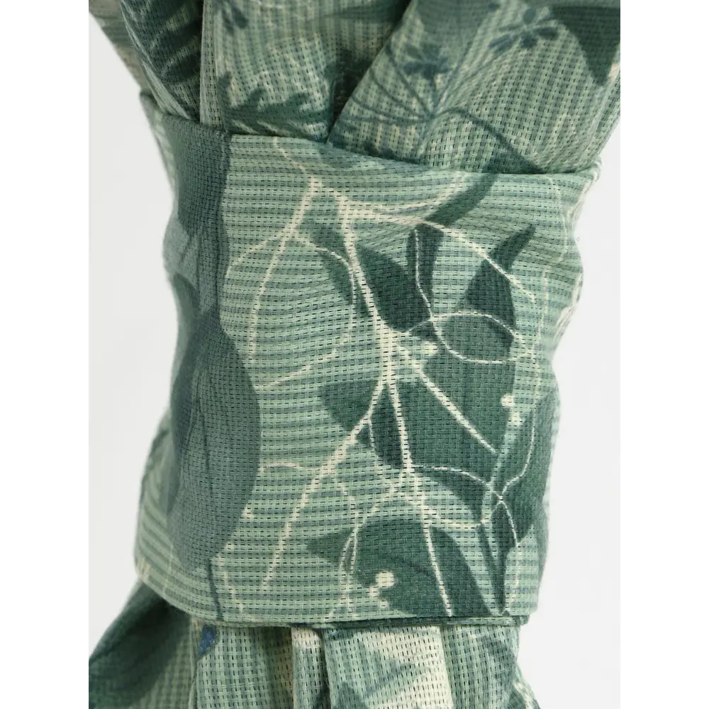 Фото 9 Комплект штор на шторной ленте Доляна 9462704 146x180 см цвет зеленый