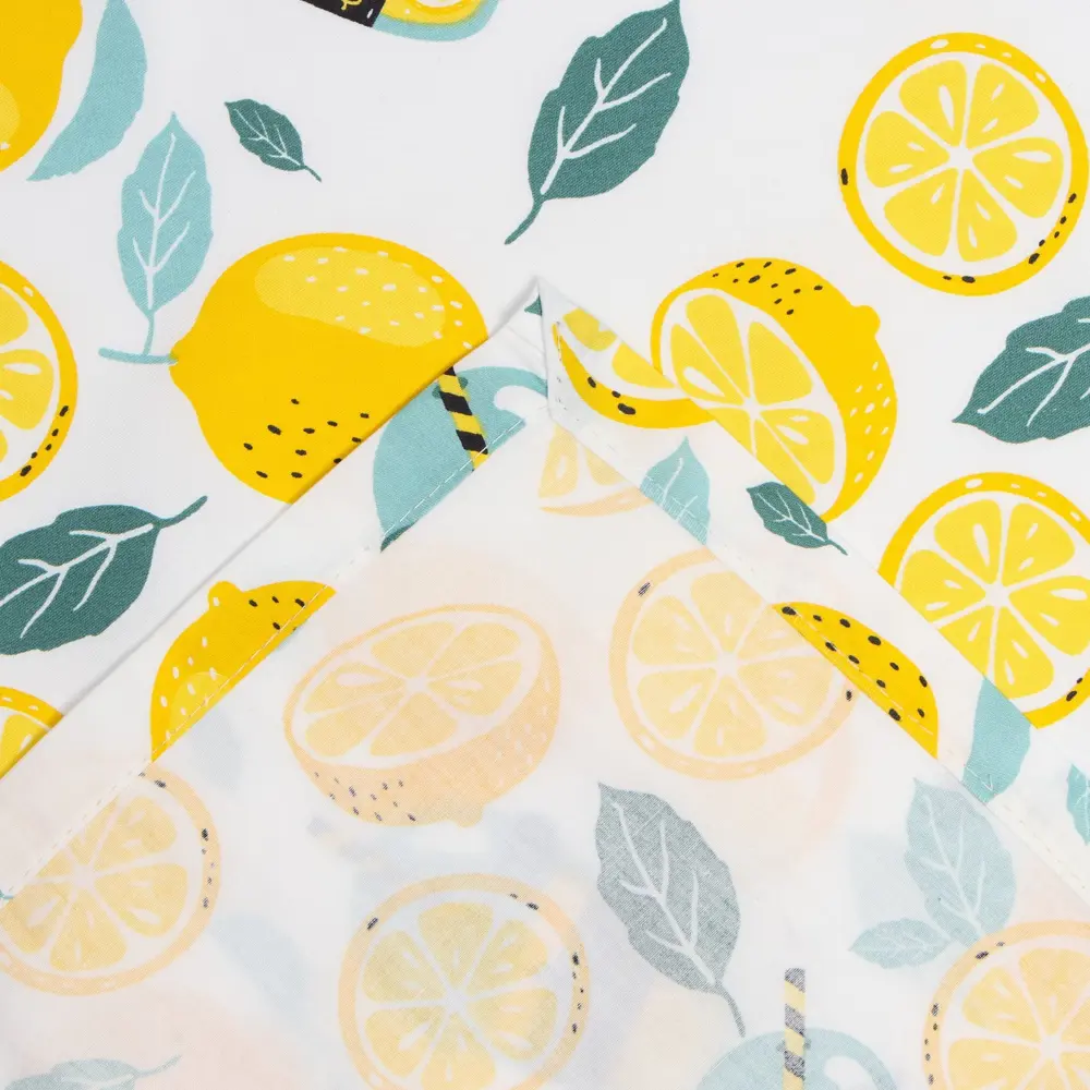 Фото 11 Комплект штор на шторной ленте для кухни Этель Лимонад 149x180 см цвет бежевый Фото 11 Комплект штор на шторной ленте для кухни Этель Лимонад 149x180 см цвет бежевый