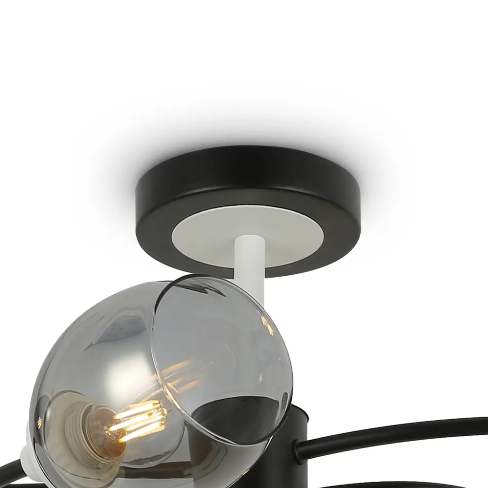 Фото 8 Люстра потолочная Freya Mystic Fr5227pl-04b 4 лампы 16 м² цвет черный Фото 8 Люстра потолочная Freya Mystic Fr5227pl-04b 4 лампы 16 м² цвет черный