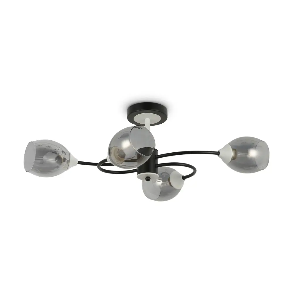 Фото Люстра потолочная Freya Mystic Fr5227pl-04b 4 лампы 16 м² цвет черный Фото Люстра потолочная Freya Mystic Fr5227pl-04b 4 лампы 16 м² цвет черный