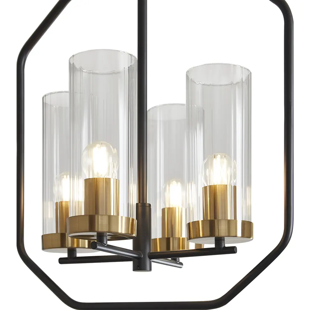 Фото 4 Светильник подвесной Freya Lumi Fr5524pl-04bbz 4 лампы 16 м² цвет черный Фото 4 Светильник подвесной Freya Lumi Fr5524pl-04bbz 4 лампы 16 м² цвет черный