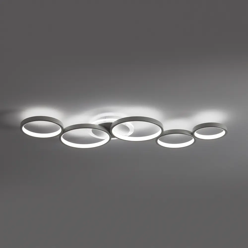 Фото 2 Люстра потолочная светодиодная Freya Neo geo Fr6201cl-l150w 32 м² нейтральный белый свет цвет белый Фото 2 Люстра потолочная светодиодная Freya Neo geo Fr6201cl-l150w 32 м² нейтральный белый свет цвет белый