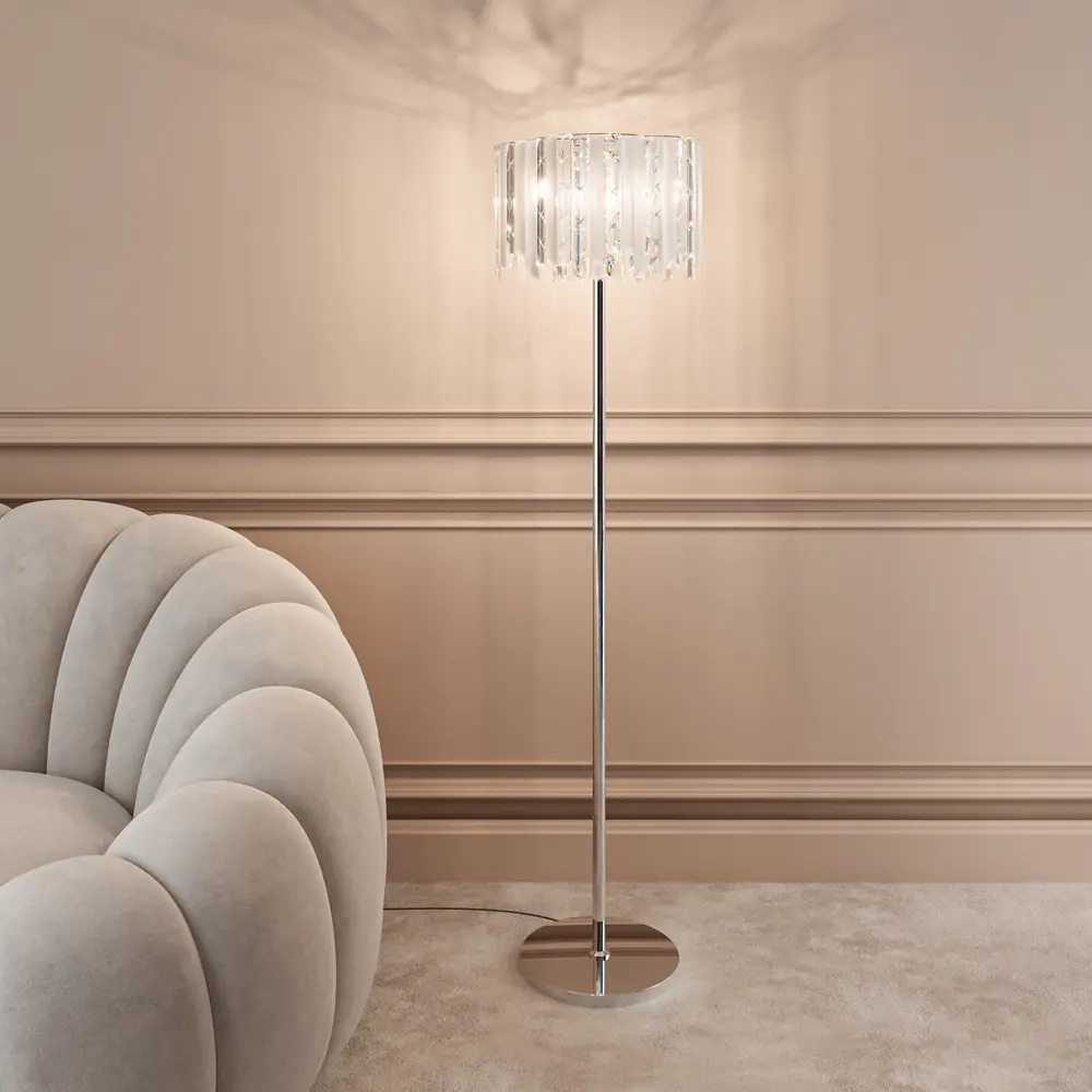 Фото 3 Торшер / Напольный светильник Eurosvet Radiance 109011 E14 5x40 Вт хром Фото 3 Торшер / Напольный светильник Eurosvet Radiance 109011 E14 5x40 Вт хром