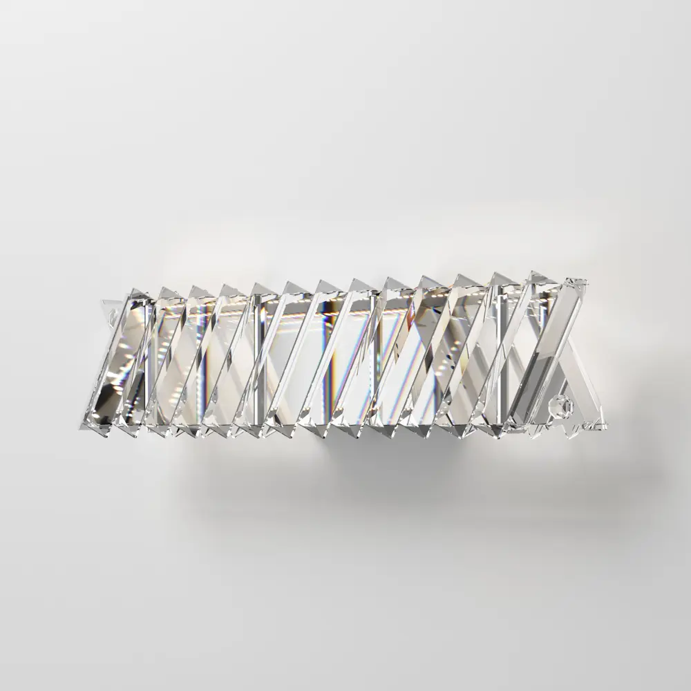 Фото 3 Настенный светильник с хрусталем Strotskis Solis Eurosvet 101005 LED 7 Вт 4000К никель Фото 3 Настенный светильник с хрусталем Strotskis Solis Eurosvet 101005 LED 7 Вт 4000К никель