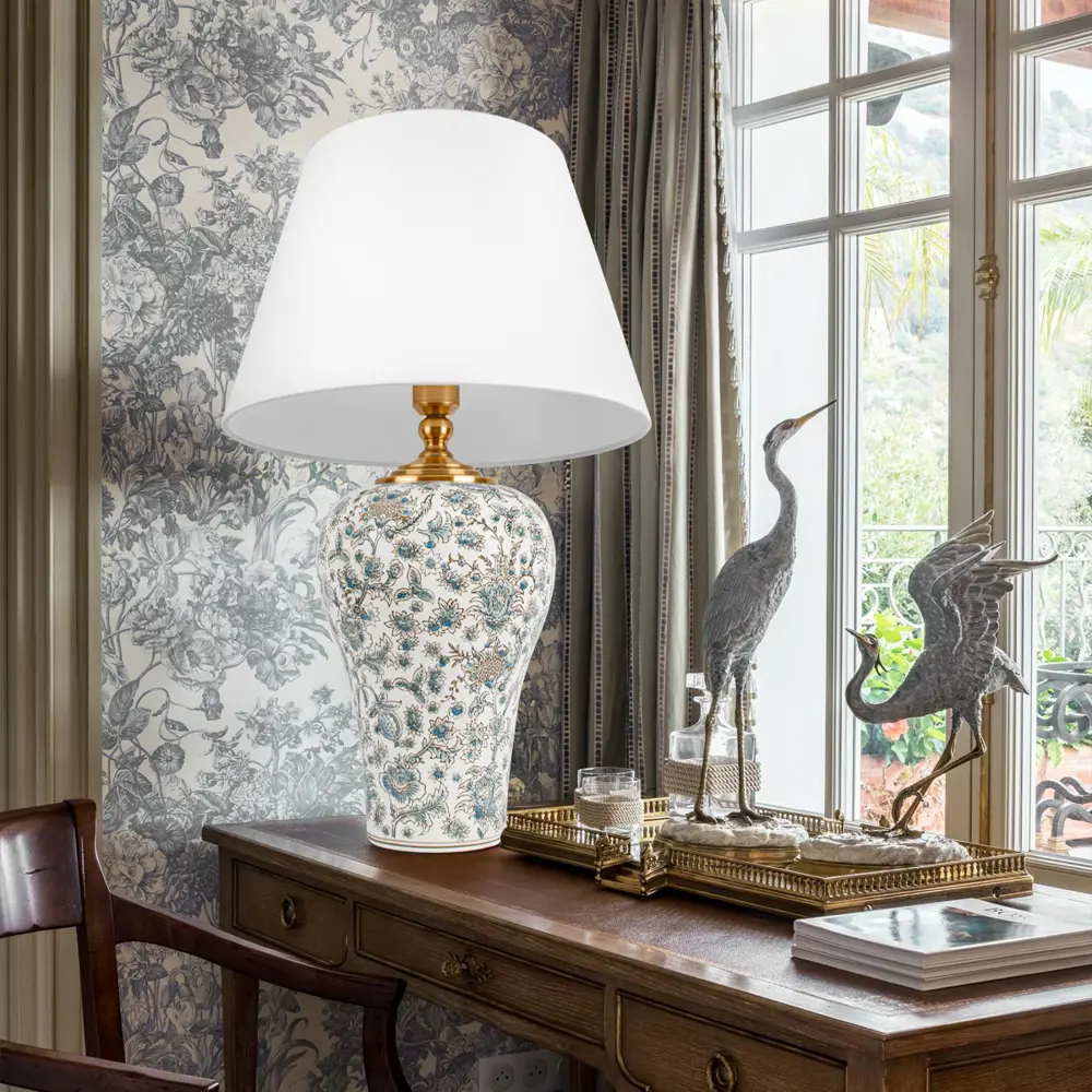 Фото 5 Настольная лампа Loft it Agapanthus 10385T-C цвет белый Фото 5 Настольная лампа Loft it Agapanthus 10385T-C цвет белый