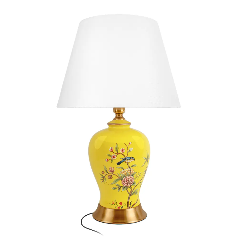 Фото Настольная лампа Loft it Dandelion 10380T-B цвет жёлтый/золотой Фото Настольная лампа Loft it Dandelion 10380T-B цвет жёлтый/золотой